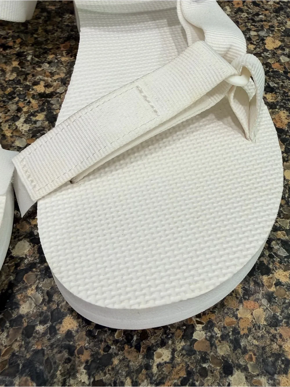 Teva White Women's Adjustable Sport Sandals 9